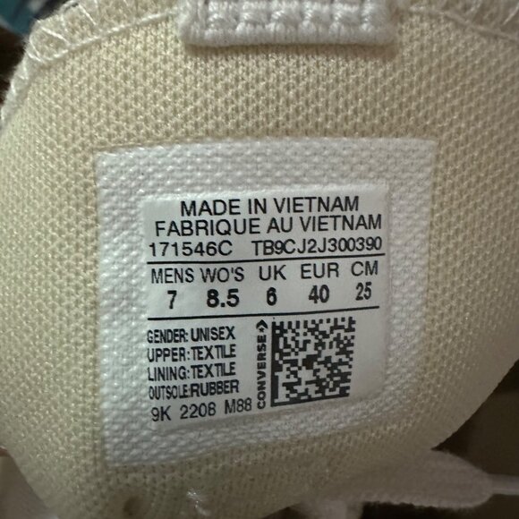 ⭐Rare Converse Run Star Motion CX Platform Men Chunky Shoes Sz 7 White 171546C⭐ - Picture 8 of 12